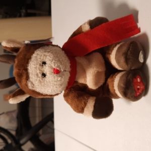 Starbucks christmas stuffed Rudolf reindeer 2003 collectable NWT